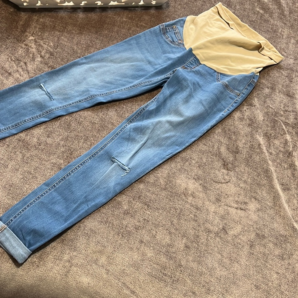 Indigo Blue Maternity Jeans - Size XS